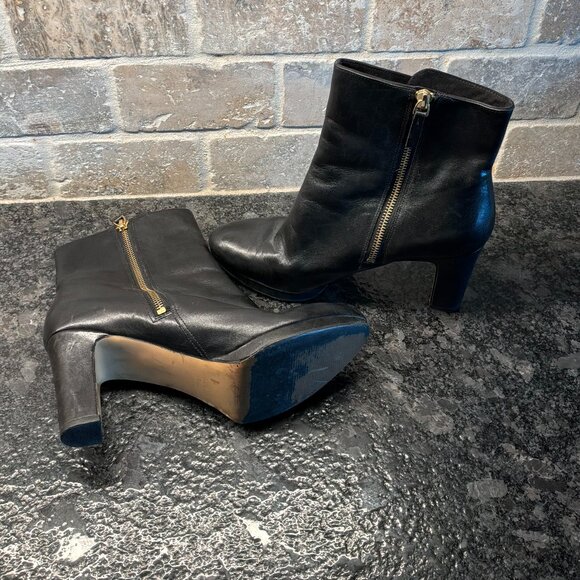 Nine West Shoes - Nine West Women's black leather booties "Protege" size 8.5M